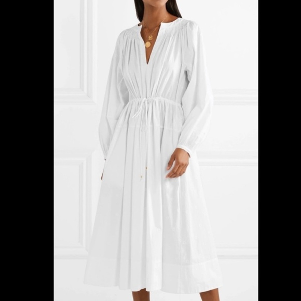 Ulla Johnson white  midi dress